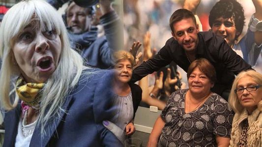 Escándalo con las hermanas de Maradona por el partido de Boca vs. Barcelona