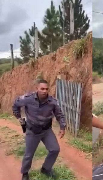 Violencia policial en Brasil: un efectivo noqueó a una anciana de 80 años en un arresto