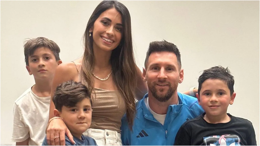 Impresionante detalle de Ciro, Thiago y Mateo Messi en la tribuna cuando Argentina aplastó a Croacia