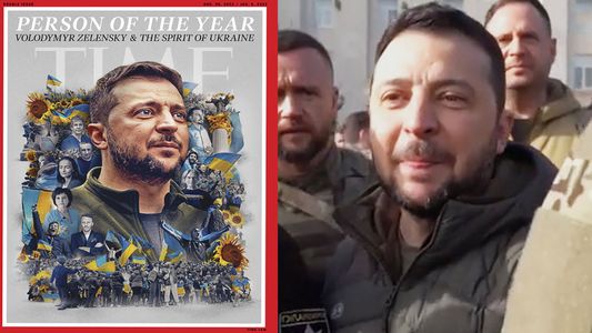 La revista Time eligió a Volodimir Zelensky como la persona del año