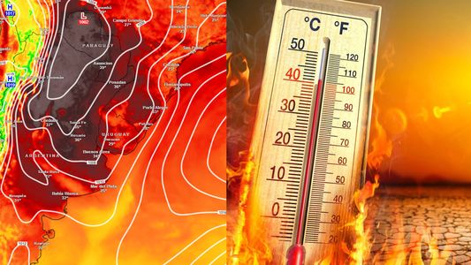Alerta roja por fuertes vientos, tormentas y calor extremo: cuáles son las provincias afectadas