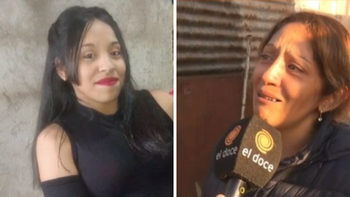 La ex pareja de la madre de Geraldina Milagros Reyes se entregó a la Policía luego de que fuera hallado el cadáver de la joven (Foto captura: El Doce TV).