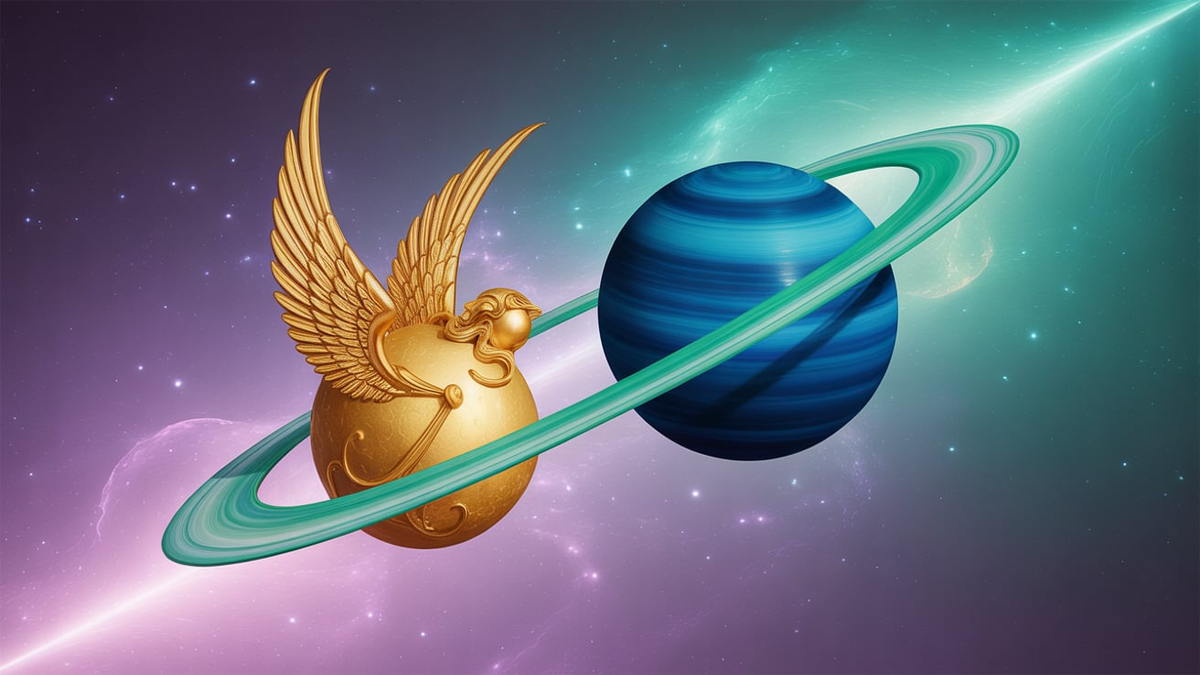 Mercurio en trígono con Neptuno: el pensamiento se disuelve en emoción y aparece la verdad interna. Foto: Astrología/Ideogram.