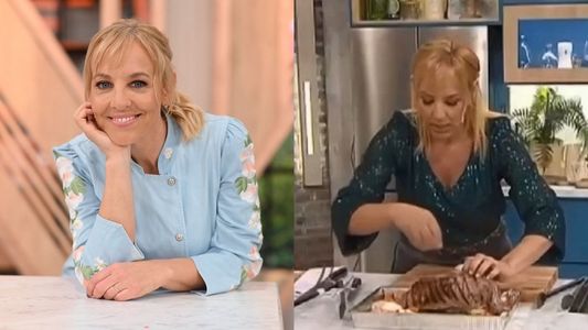 El incómodo momento de Jimena Monteverde en su programa de cocina cuando apareció una cucaracha en el plato: la imagen