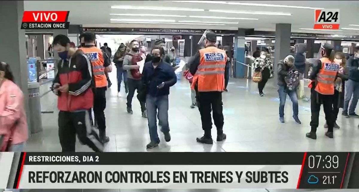 Se intensifican los controles en Plaza Miserere.