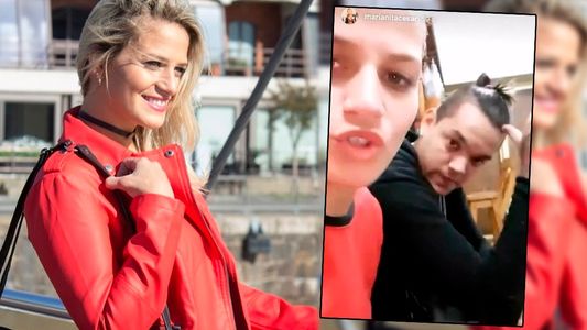 Brian Lanzelotta de novio con una participante de Combate: Estamos saliendo hace un tiempo