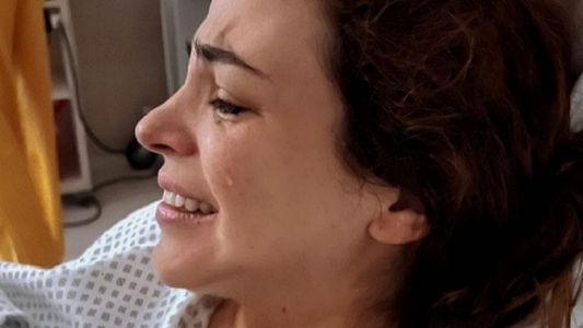 Las fotos de Agustina Cherri antes y después del nacimiento de Bono: Pariendo