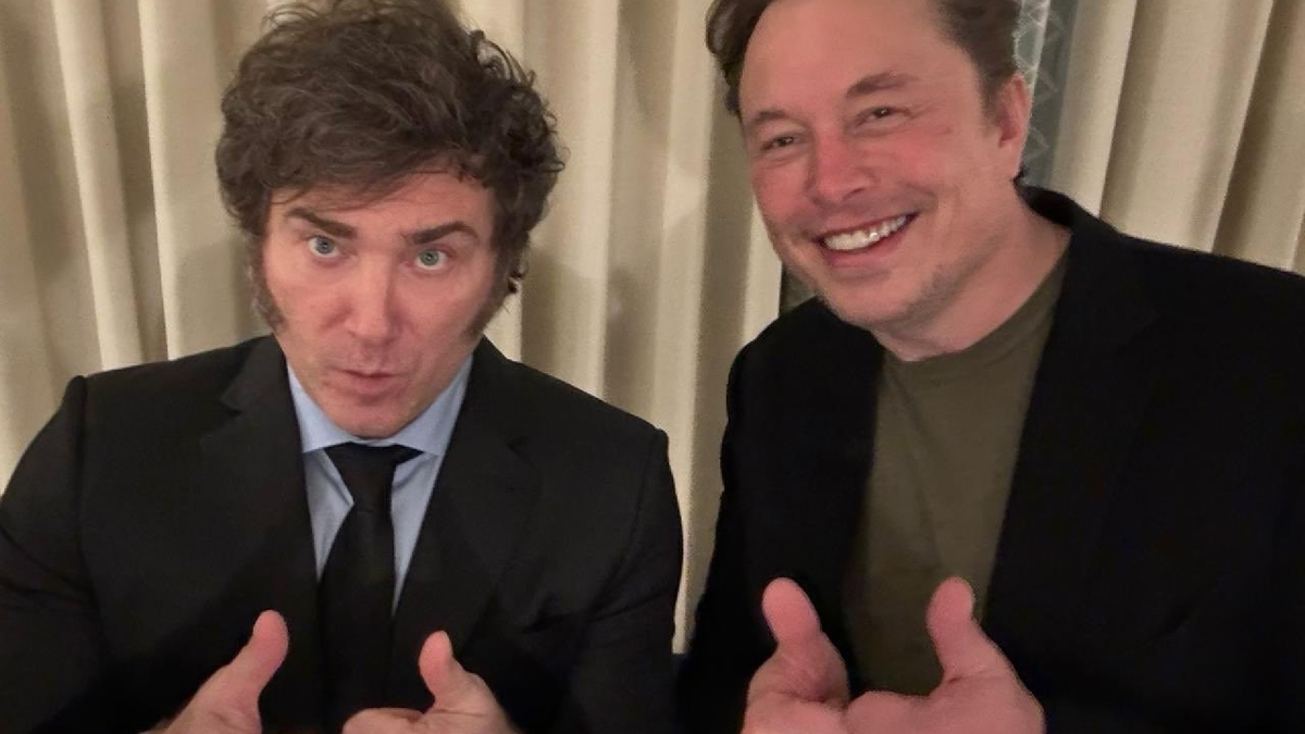 Javier Milei mantuvo una reunión con Elon Musk en Estados Unidos. (Foto: X)