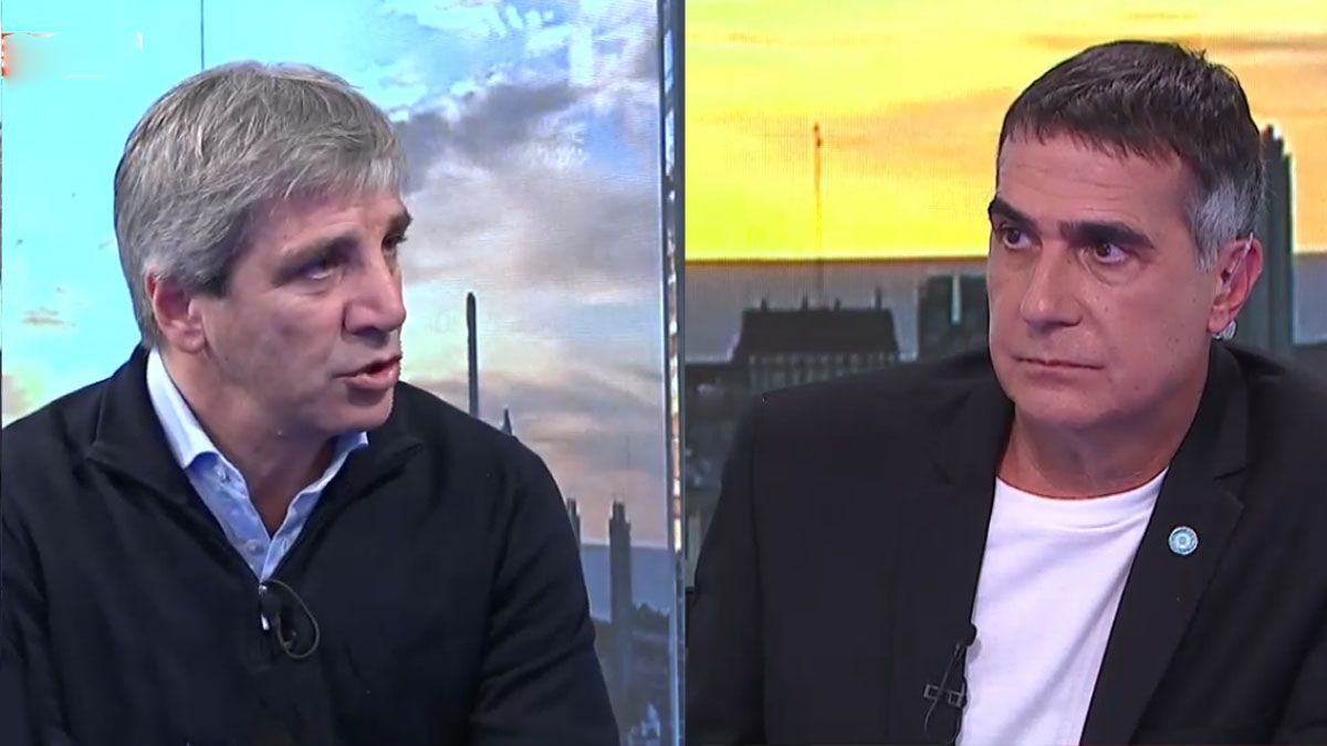 El ministro Luis Caputo defendió el nuevo esquema para favorecer el uso de los dólares del colchón. (Foto: captura de TV)
