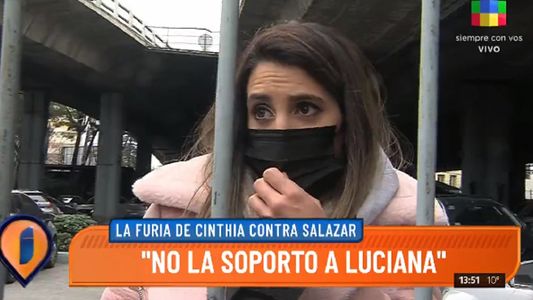 Cinthia Fernández habló sobre el encuentro de Martín Baclini y Luciana Salazar
