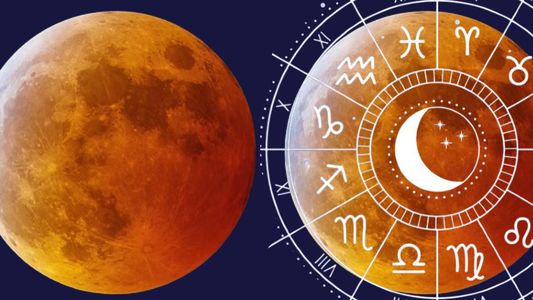 Eclipse lunar total: 5 signos que vivirán fuertes transformaciones por la Luna de Sangre