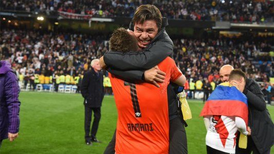 La dedicatoria de Armani para Gallardo: De tu mano, Dios, todo es posible