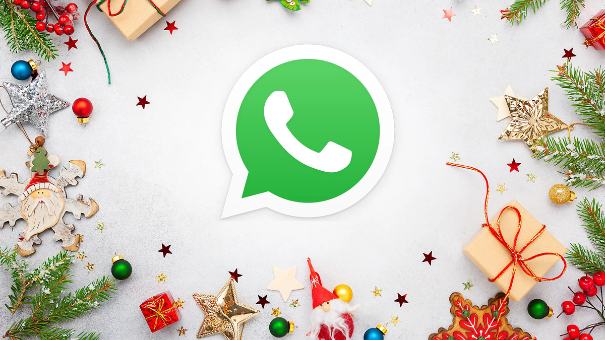 Cómo ponerle un gorro de Navidad al logo de WhatsApp