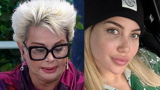 Carmen Barbieri reveló qué hace por Wanda Nara en su momento más difícil de salud