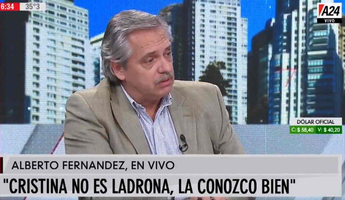 En el día de su cumple, Alberto Fernández le regaló un piropo a Cristina: Es soberbia, arbitraria y antipática; pero ladrona no es
