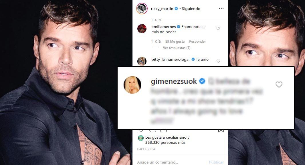 Susana Giménez le dedicó otro piropo caliente a Ricky Martin