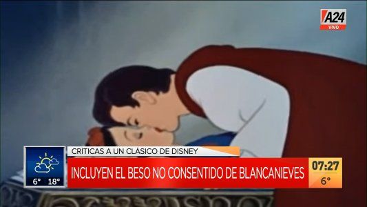 Buscan prohibir el beso no consentido de Blancanieves