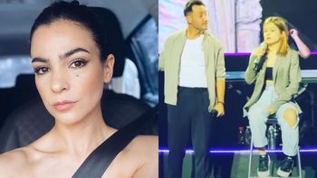 Agustina Cherri se emocionó al ver a su hija cantar con Luciano Pereyra: el video