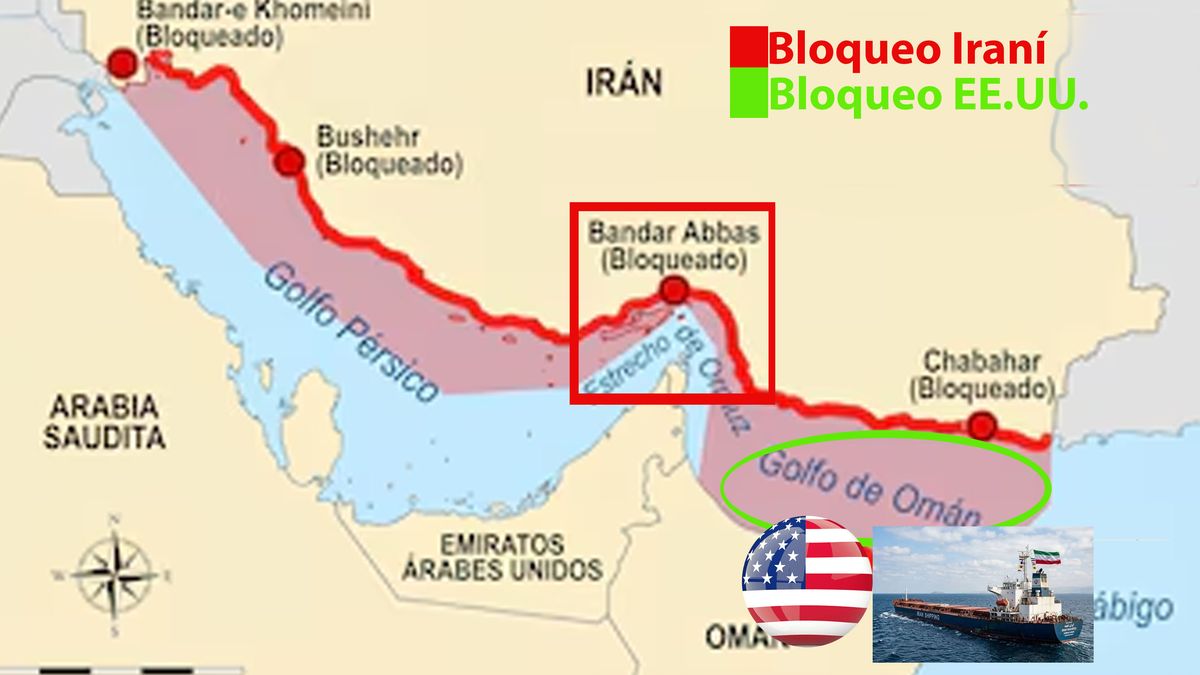 Regresaron los bloqueos de Irán y de EE.UU. a la zona del estrecho de Ormuz y la tensión en Medio Oriente. (Foto: A24.com)