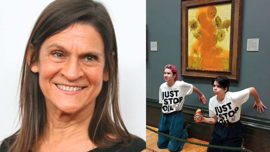 Aileen Getty, nieta de un magnate petrolero, es la mecenas de los ecologistas que atacan obras de arte