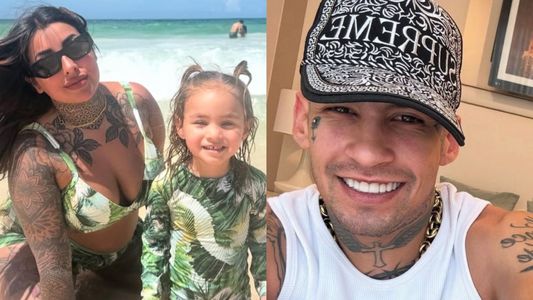 L-Gante expuso un chat con Tamara Báez y su hija Jamaica con un particular mensaje