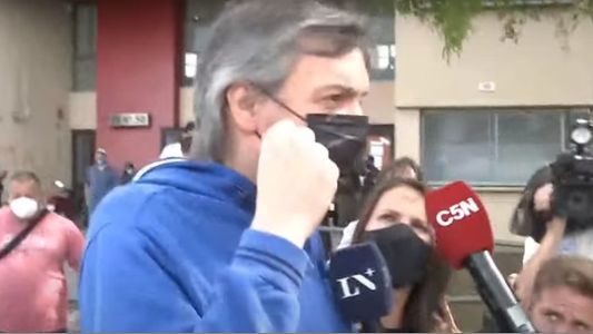 Elecciones 2021: ya votó Máximo Kirchner y dijo que no hace futurología sobre los resultados de este domingo