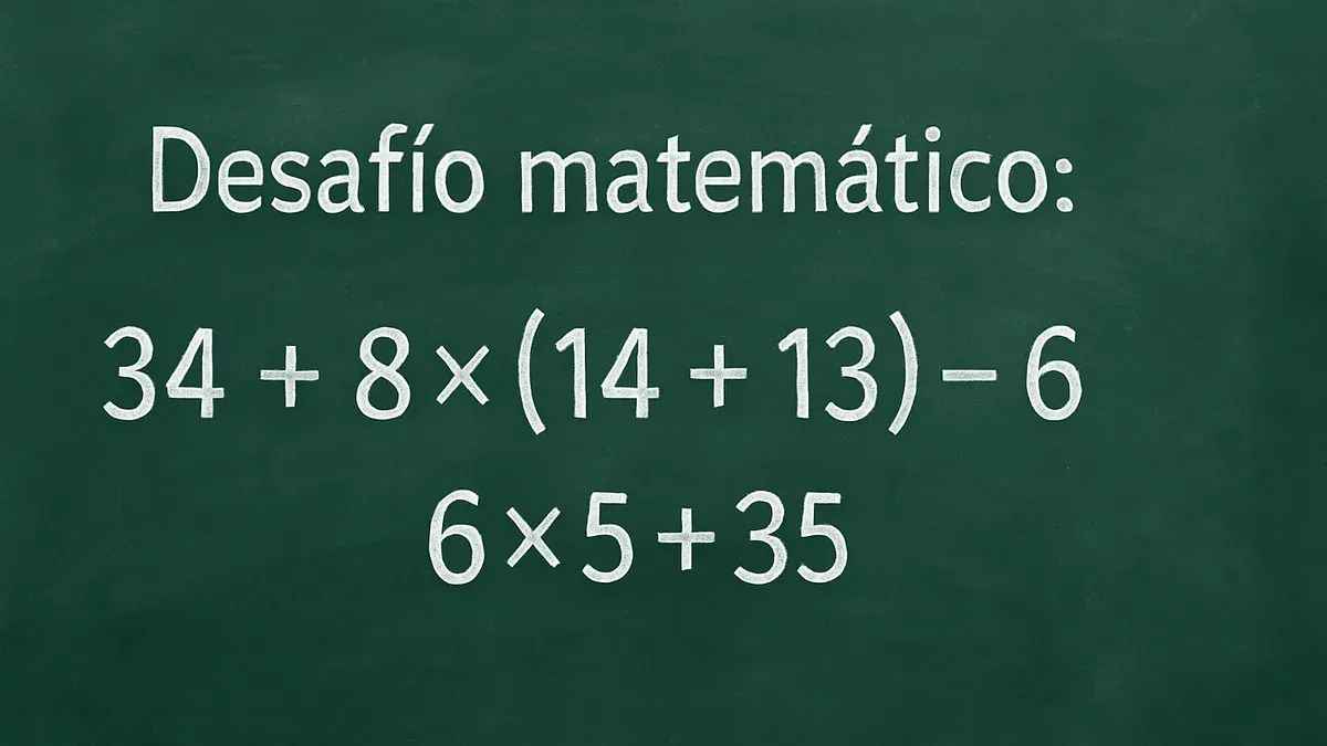 La regla esencial para resolver este desafío matemático es conocido como PEMDAS (por sus siglas en inglés) o jerarquía de operaciones.