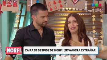 Zaira Nara se quebró al aire en su último programa al frente de Morfi: Es el momento de parar