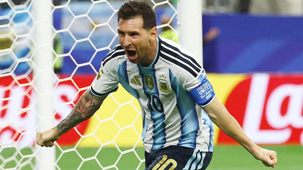 El gol de Messi ante Austria. (Foto: Reuters)