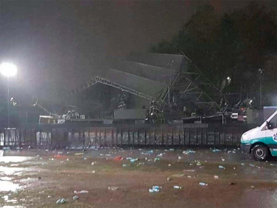 VIDEO: el momento en el que cayó un rayo en un festival de música electrónica