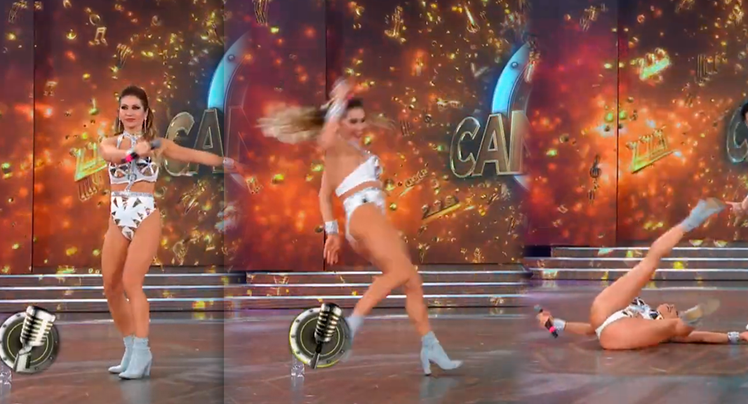 Moria Casán le pidió un dehors de ballet a Adabel Guerrero y la pirueta terminó en blooper