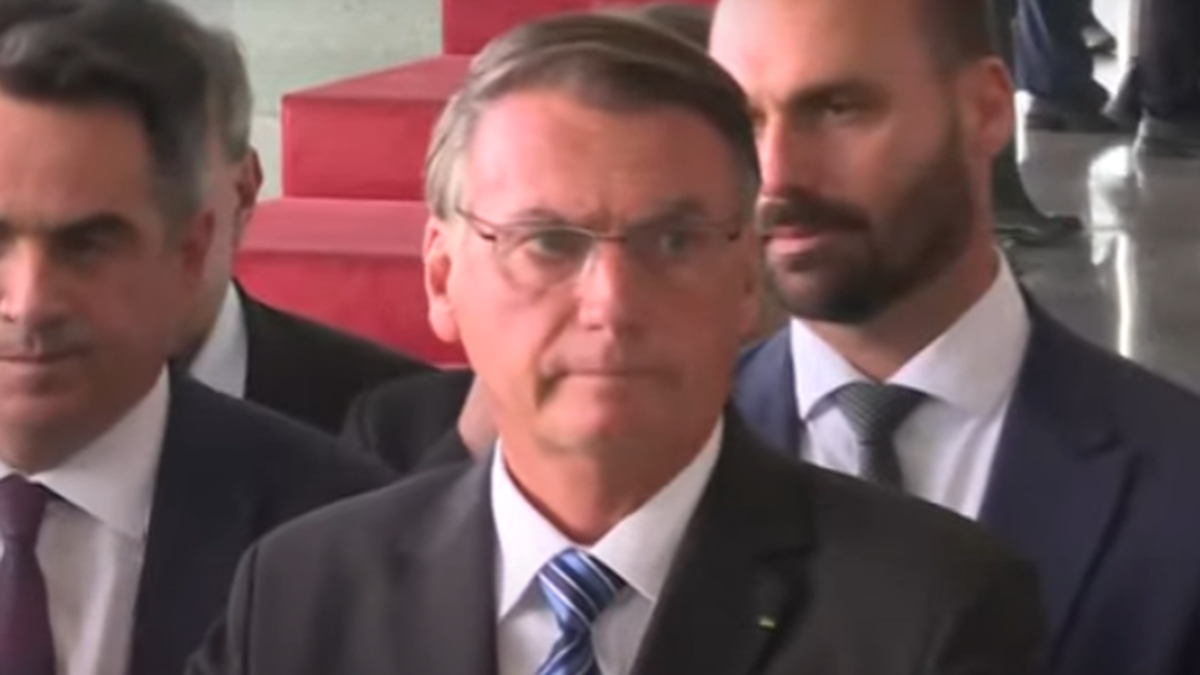 El presidente Jair Bolsonaro dio un discurso tras la derrota electoral del domingo. (Captura)