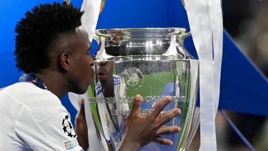 El gol del campeonato: así definió Vinicius en la Champions League que Real Madrid le ganó al Liverpool