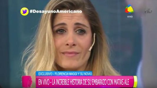 Florencia Maggi volvió a llorar por su embarazo