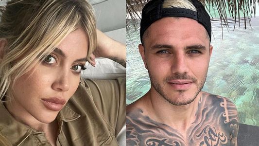 Mauro Icardi llegó a la Argentina y se encontró con Wanda Nara