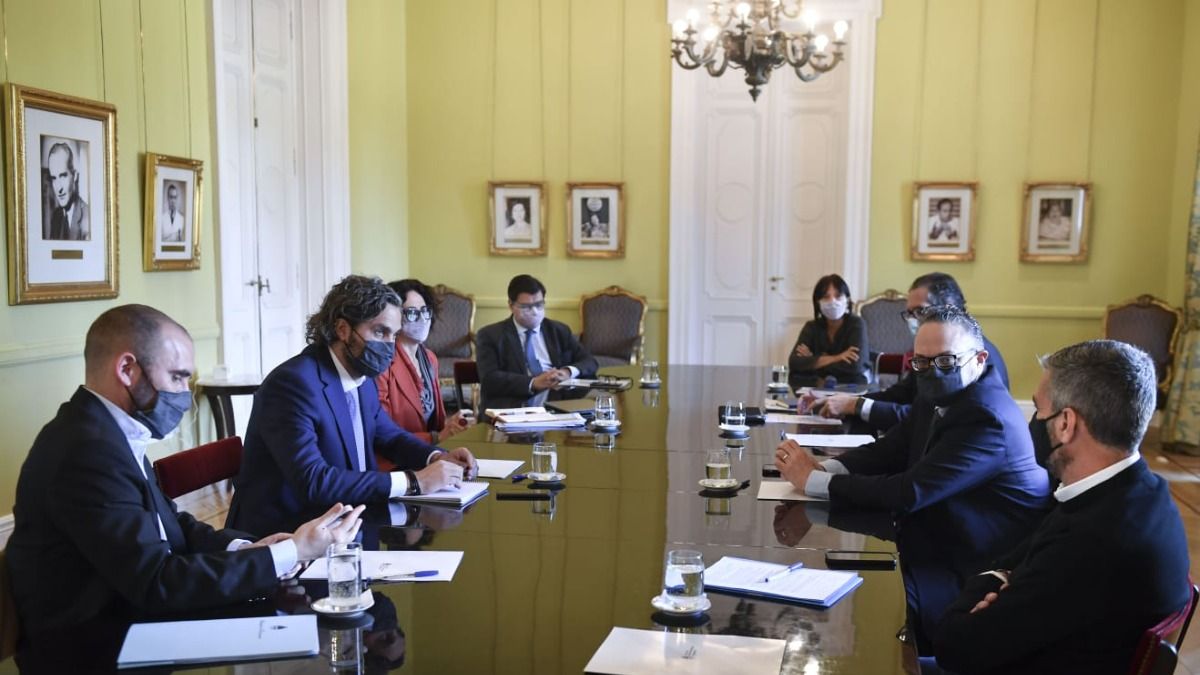 Reunión del gabinete económico del Gobierno por el Presupuesto 2022.