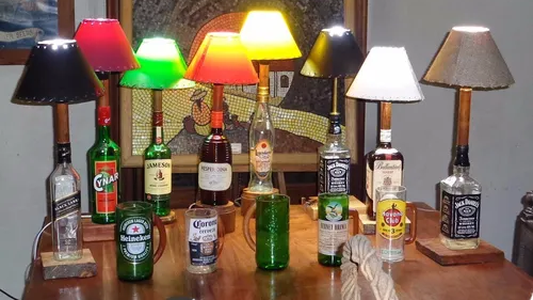 Cómo transformar botellas de vidrio en lámparas en simples pasos