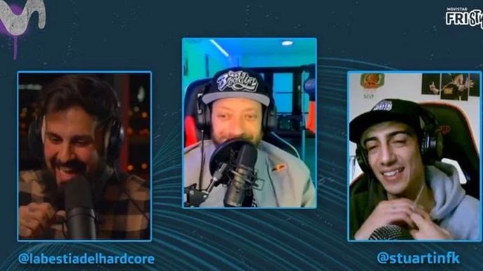 Papo, Stuart y Dtoke deslumbraron en el streaming de Movistar