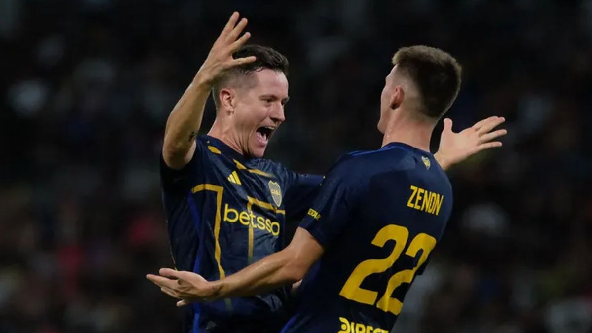 La costumbre argenta que adoptó Ander Herrera para celebrar el triunfo de Boca