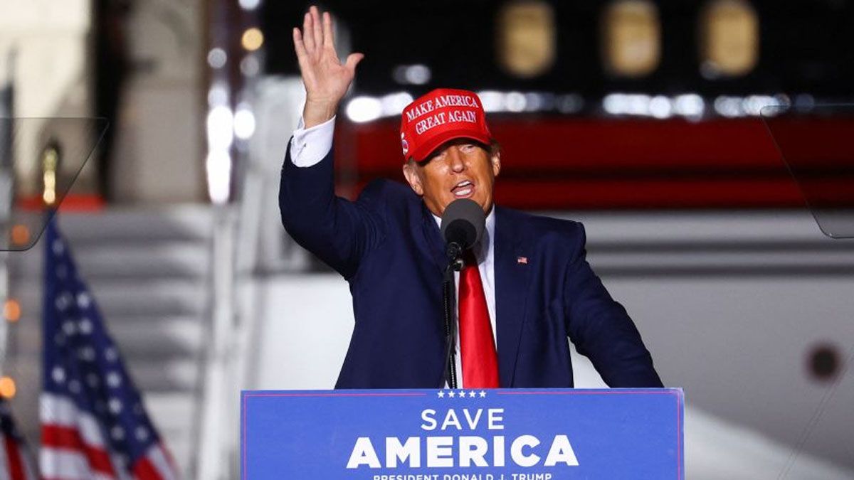 Donald Trump hizo su primer descargo tras ser acusado: Es un acto de persecución política. (Archivo)