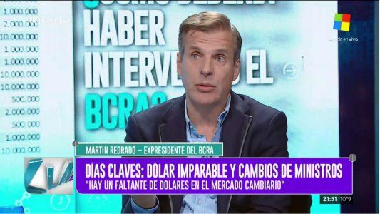 Redrado sobre el Banco Central: Es muy importante estabilizar el tipo de cambio, hay que hacerle un knock out al mercado