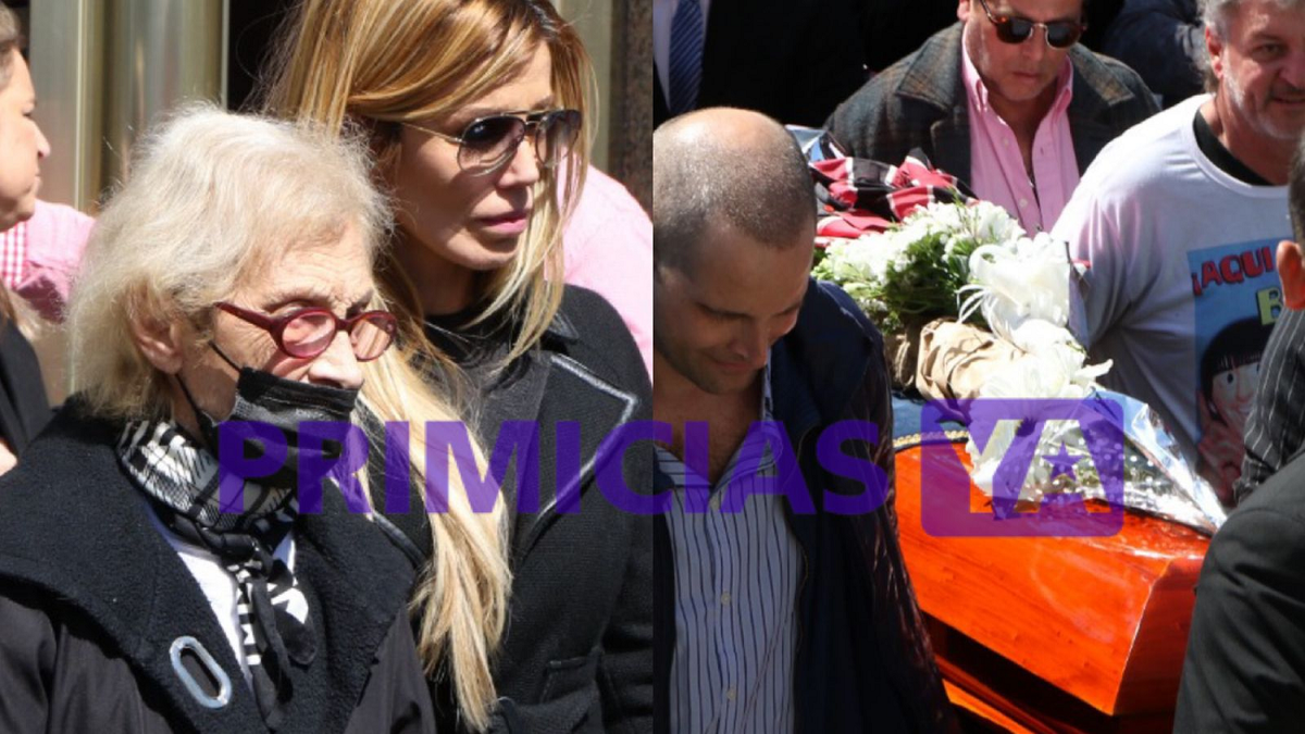 Las fotos de la emotiva despedida a Carlitos Balá en el Cementerio de la Chacarita