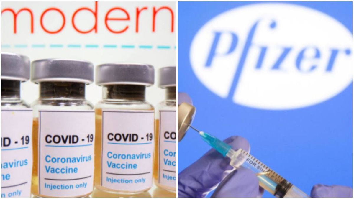 Los efectos secundarios o contraindicaciones de las vacunas de Pfizer y Moderna. (Foto: archivo)