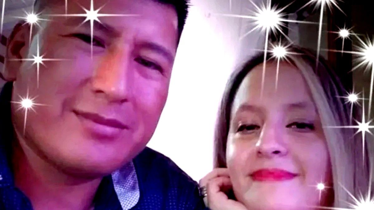 Karen Leylen Oviedo y su pareja.&nbsp;