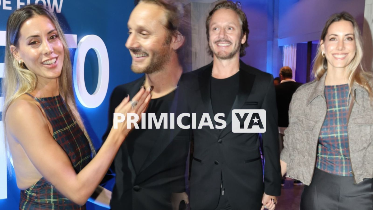 Benjamín Vicuña se mostró muy enamorado de Anita Espasandín en el estreno de su serie: las fotos