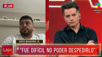 Diego Maradona Jr.: Fue durísimo no poder viajar cuando murió mi padre