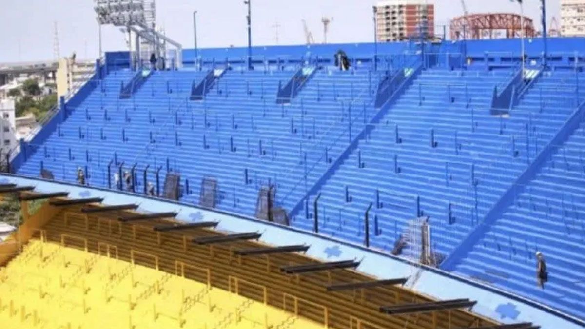 Boca realizó arreglos en La Bombonera
