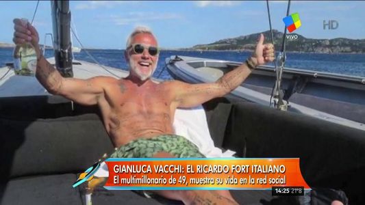 Gianluca Vacchi, el Fort italiano que revoluciona las redes a puro baile
