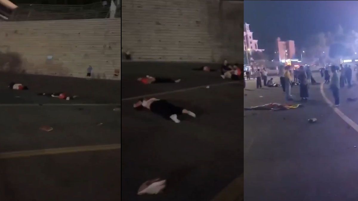 El automovilista recorri&oacute; varios metros sobre una plaza para atropellar casi a 100 personas, de las cuales 35 murieron. (Foto:Captura de TV)