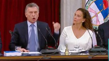 El efusivo cierre de Macri en el Congreso: Este es nuestro país y juntos lo vamos a sacar adelante, ¡vamos Argentina!